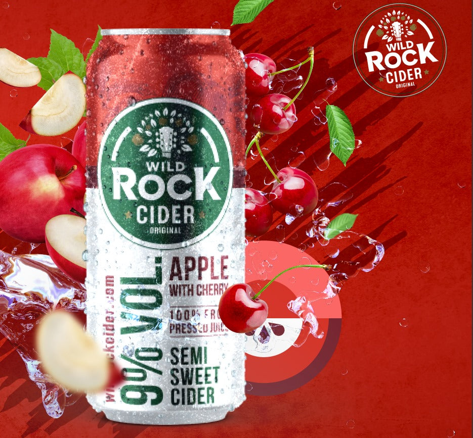 Wild Rock Cider Apple with Cherry