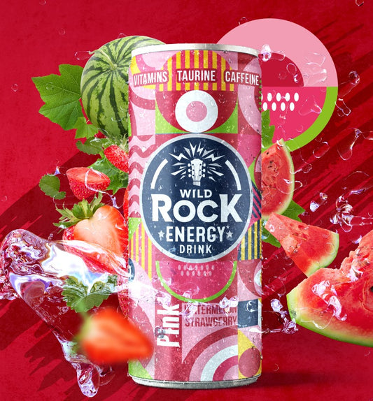 Wild Rock Pink Watermelon Strawberry Energy