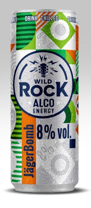 Wild Rock Jäger Bomb 8% Vol Alcohol