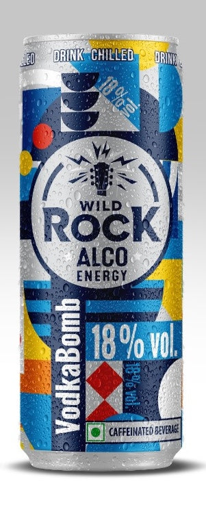 Wild Rock Vodka Bomb 18% Vol Alcohol